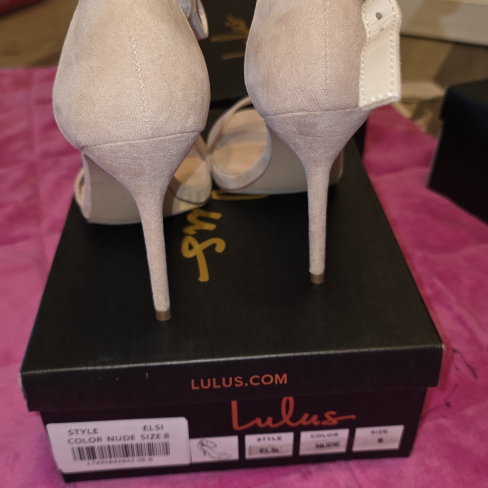 Lulu's Nude Stiletto Heels